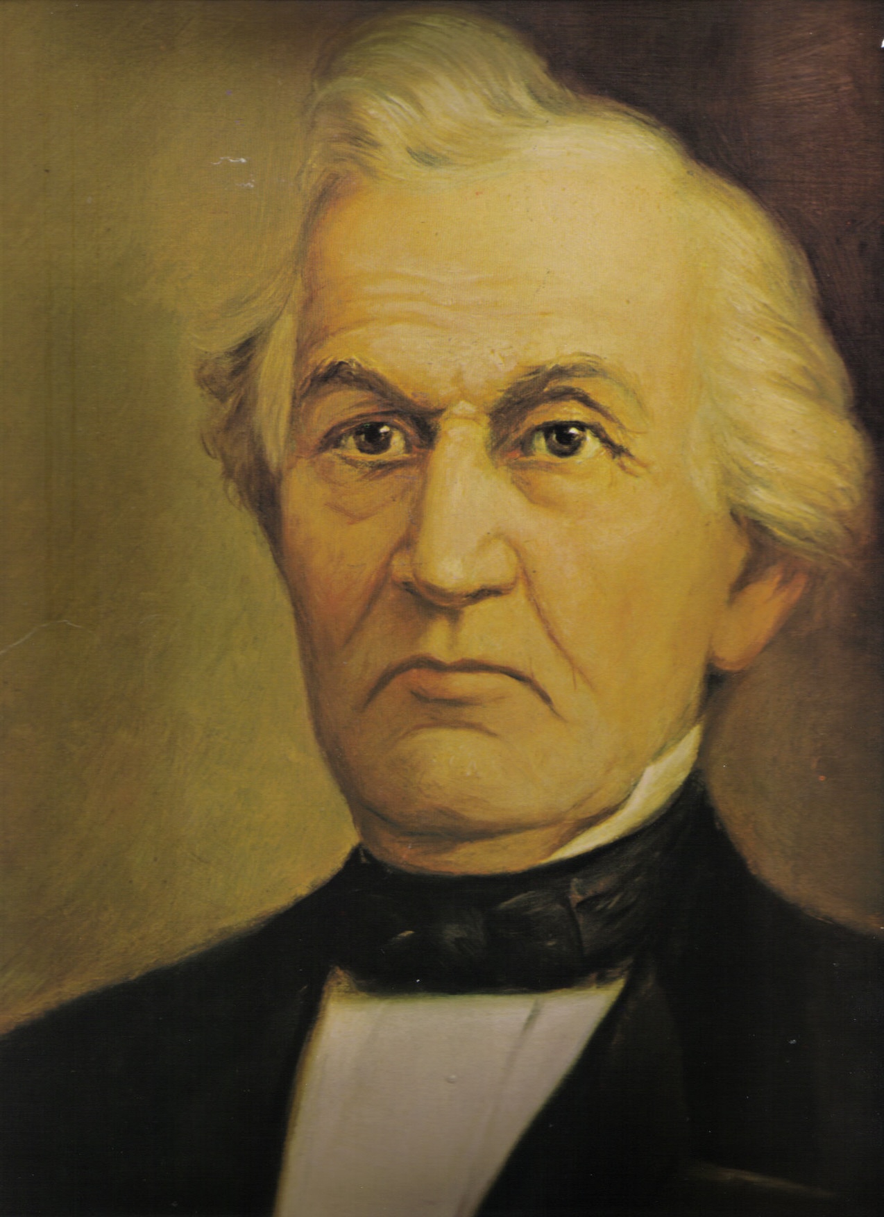 David Whitmer, painted portrait by Lewis A. Ramsey